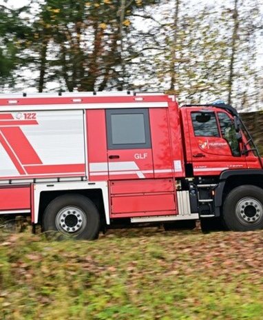 Einsatzfahrzeug Unimog der Freiwilligen Feuerwehr Rechberg.